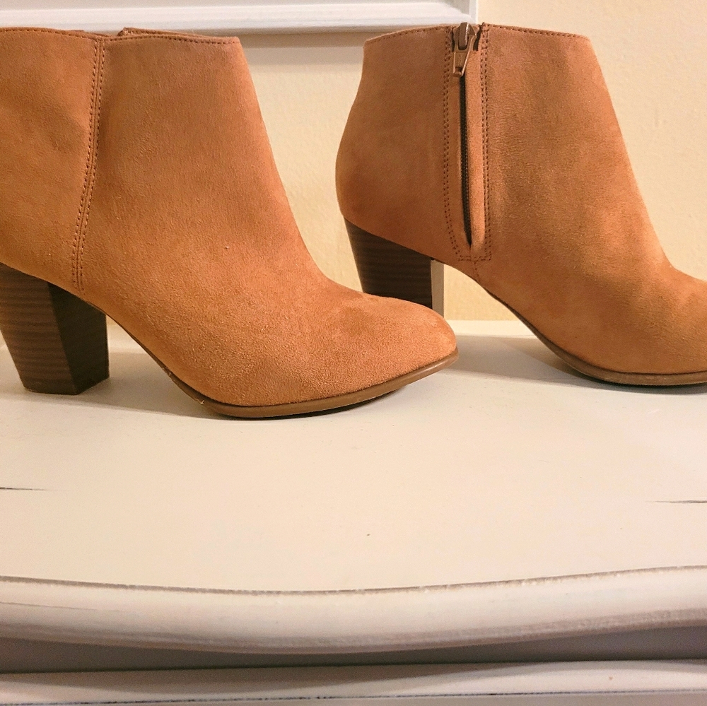 Old Navy Tan Booties